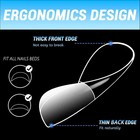 240pc Square Gel Nail Tips Medium Fake Nails For Press On Nails Clear Acrylic Na