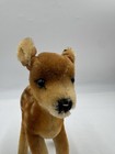 Steiff Fawn Deer 1960s Mohair Plush 8    Tall Standing No Tags Vintage Germany