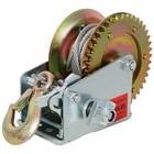 1200lbs Hand Winch With 32 8ft Steel Cable  Galvanized Shell  4 1 Gear Ratio    
