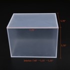 1pc Baseball Holder Ballqube Football Helmet Display Box Case Empty Container