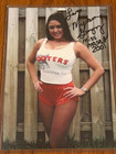 Rare Miriam Gonzalez Autographed 5x7 Hooters Photo Playboy Miss March 2001 W coa