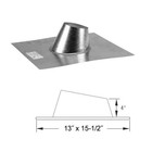 4  Selkirk Vp Pellet Vent Pipe 0 12-6 12 Pitch Adjustable Flashing - 4vp-af