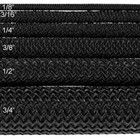 Paracord Planet Black Diamond Weave Shock Cord - 1 2 And 3 4-inch Diameters