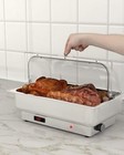 Electric Chafing Dishes Buffet Set With Temperature  9qt Rectangular Roll Top