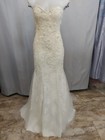 Morilee Mermaid White Size10 Embrodery Full Lace Beading Wedding Dress Lim Train