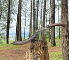 Custom Handmade Carbon Steel Blade Egyptian Khopesh Sword   Hunting   32 Inches