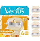Gillette Venus Moistureglide Women s Razor Blades  4pk Bundle  4 
