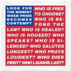Barbara Kruger X Artists Band Together Untitled  flag  Bandana