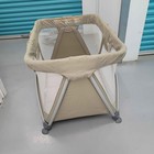  Nuna Sena Aire Travel Crib Portable Playard Folding Baby Bassinet Gray