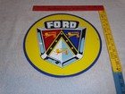 Vintage Ford Jubilee Car   Truck  lion 11 3 4  Porcelain Metal Gasoline Oil Sign