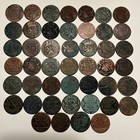 1700s Coin - Dutch Voc Duit Copper     Full Date     Low Grade     Netherlands