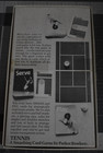 1975 Tennis The Smashing Card Game Parker Brothers No 740 Vintage Board Game