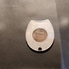 1960-d Lincoln Cent Encased Coin Aluminum Horseshoe Good Luck Token