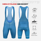 Mens Cycling Bib Shorts Italian Fabric Gel Padded With Pockets Road Mtb Bike