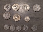  2 10 Face  90  Silver Coins Lot 6 Quarters   6 Dimes W  Free Shipping Old Dates
