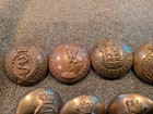 Lot Of 10 Various British Ww1 Buttons Signals Ordnance Gs Medial Hussars 22mm