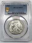 1942 Proof Walking Liberty Half Dollar Pcgs Pr-65