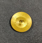 Antique French Champleve Button Large Enamel And Steels On Brass 1890s-1925