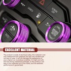 3pcs Air Conditioner Switch Button Knob Cover  Climate Control Knob Purple