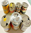 Canada Beer Cans Your Choice Of Many Different Brands Empty Steel alum Bott Open