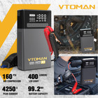 Vtoman X7 Car Jump Starter Air Compressor 4250a Power Battery Charger Booster Us