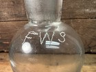 Vintage W t  Co  Whitall Tatum 6    Apothecary   Lab Glass Bottle  Marked Fws