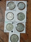 Mexico Silver Coin Lot 1926-1963 8 Silver Coins 5 Pesos Peso Cuauhtemoc Morelos