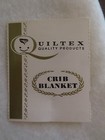 Soft Pink   White Quiltex Puppy Baby Crib Acrylic Blanket  - Nip