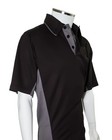Traditional Major League Replica Umpire Shirt - Black With Charcoal Gray