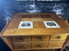 Antique Sheraton Coffee Table Primitive Country Pine Rustic Furniture 24x28    Usa