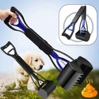 Non-breakable Pet Dog Pooper Scooper With Handle Portable Scooper Waste Pick Up