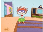 Rugrats Animation Production Cel And Background Chuckie Nickelodeon