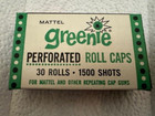 Vintage Mattel Perforated  30 Rolls 1500 Shot  As Per Ebay  Empty Box