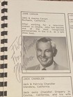 1981 Johnny Carson Signed Norfolk High School Class Of 1943 Reunion Book 
