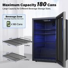 Yeego 180 Bottles Large Capacity Beverage Cooler Refrigerator Single Zone Used