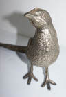 Vtg Metal Pheasant Long Tailed Bird Figurine Statue Garden Art 15x7