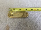 Belwith Hickory Hardwarepolished Brass Cabinet Knob Pull Backplate Open Box-6 Pk