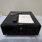 Sony Cdp-cx355 Cd Changer 300-disc Black Refurbished W remote One Year Warranty