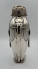 Mcm 1940  50s Art Deco 12    Metal Penguin Shaker  not Restoration Hardware   read