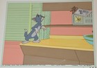 1957 Mgm Tom   Jerry Production Cel On Production Background Obg   Inscribed Coa