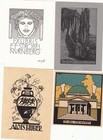 10 Exlibris Bookplate Lot Antique Mythology Sz  cz