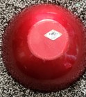 Danish Emalox Of Norway Bowl Red Metalic  7  