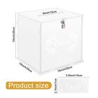 Frosted Acrylic Wedding Card Box With Lock Large Rustic Gift Card Boxes For R   
