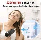 Mapambo Voltage Converter Us-europe For Hair Dryers 220v-110v Travel Adapter  