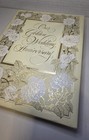 1982 Hallmark Keepsake Album guest Book  Golden 50th Anniversary padded embossed