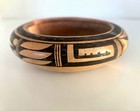 Antique Hopi Indian Nampeyo Style Sikyatki Revival Design Shallow Pottery Bowl 
