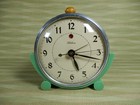 Telechron 7f53 Green  telebell  Alarm Clock Beautiful Condition Alarm  New Cord