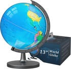 13  Globe For Children   Adults  Interactive World Globe For Kids With Stable   