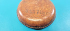 Vintage Military Glass Leather Canteen Decanter Flask   Regimental Markings
