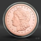 5 Oz Morgan Copper Round In Capsule  999 Fine Copper Bullion